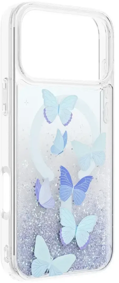 Dėklas UNIQ Coehl Aria, skirtas iPhone 18 Pro Max / 17 Pro Max, magnetinis įkrovimas, mėlynas