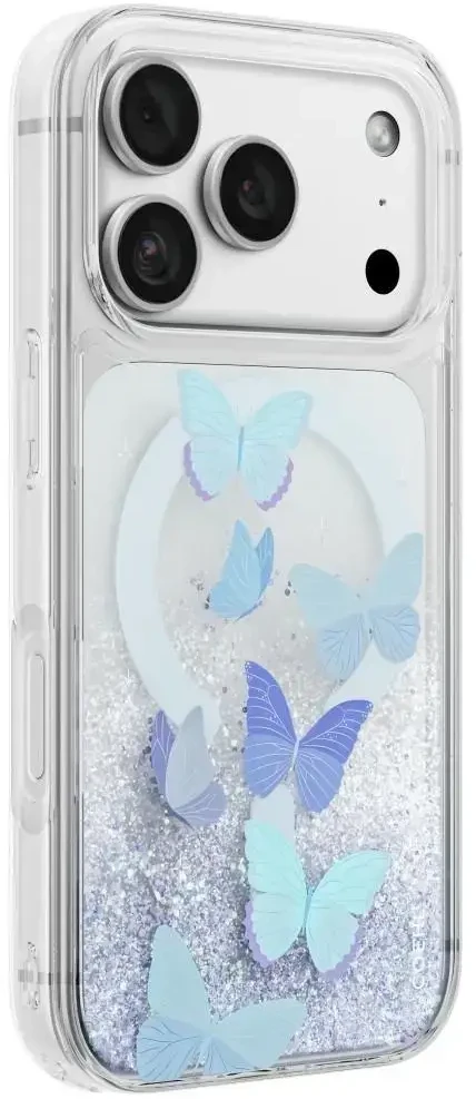 Dėklas UNIQ Coehl Aria, skirtas iPhone 18 Pro / 17 Pro, su magnetiniu įkrovimu, mėlynas