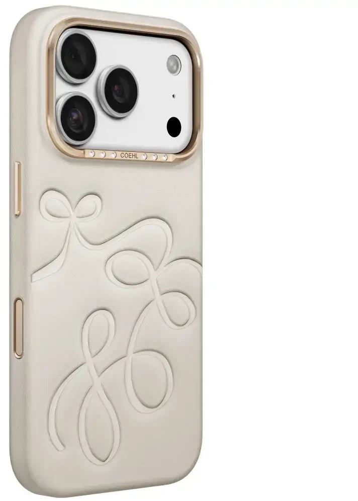 Dėklas UNIQ Coehl Cloude, skirtas iPhone 18 Pro / 17 Pro, su magnetiniu įkrovimu, smėlio spalvos
