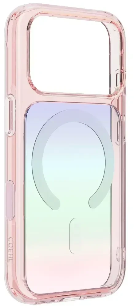 Dėklas UNIQ Coehl Estelle, skirtas iPhone 18 Pro Max / 17 Pro Max, su magnetiniu įkrovimu, rožinis