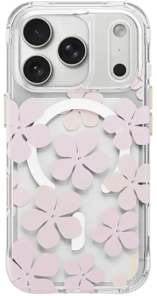 Dėklas UNIQ Coehl Mila, skirtas iPhone 18 Pro / 17 Pro, su magnetiniu įkrovimu, rožinis