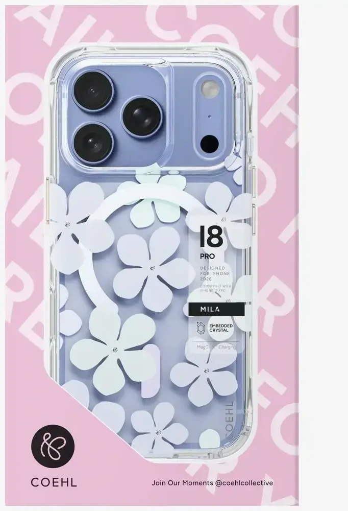 Dėklas UNIQ Coehl Mila, skirtas iPhone 18 Pro / 17 Pro, su magnetiniu įkrovimu, mėlynas