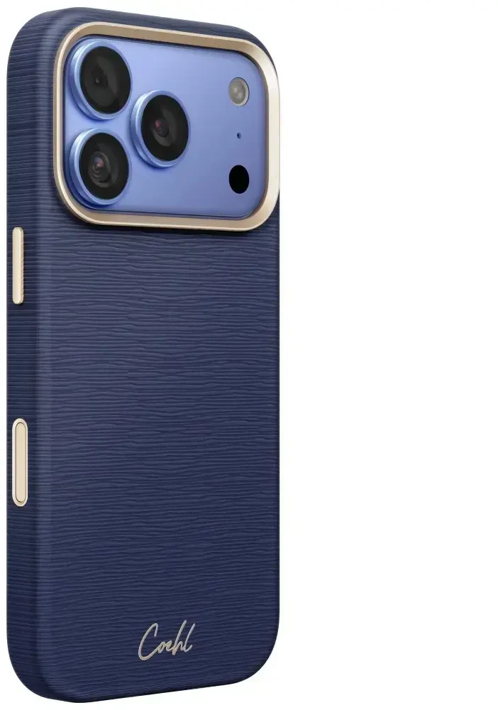 Dėklas UNIQ Coehl Mirelle, skirtas iPhone 18 Pro / 17 Pro, su magnetiniu įkrovimu, noble mėlynas spalvos
