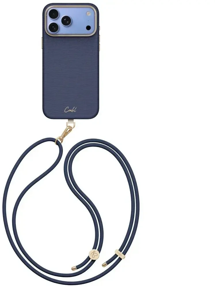 Dėklas UNIQ Coehl Mirelle do iPhone 18 Pro Max / 17 Pro Max Magnetic Charging mėlyna
