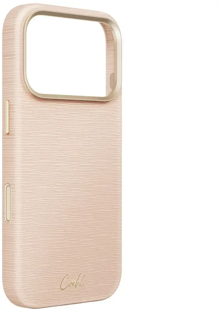 Dėklas UNIQ Coehl Mirelle, skirtas iPhone 18 Pro / 17 Pro, su magnetiniu įkrovimu, rožinis