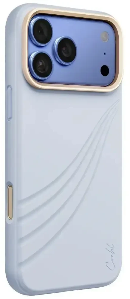 Dėklas UNIQ Coehl Serina, skirtas iPhone 18 Pro Max / 17 Pro Max, su magnetiniu įkrovimu, mėlynas
