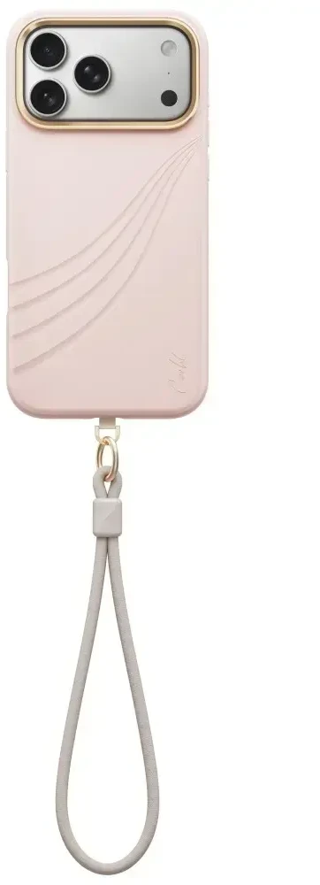 Dėklas UNIQ Coehl Serina, skirtas iPhone 18 Pro Max / 17 Pro Max, su magnetiniu įkrovimu, rožinis