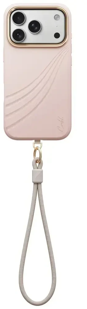 Dėklas UNIQ Coehl Serina, skirtas iPhone 18 Pro / 17 Pro, su magnetiniu įkrovimu, rožinis