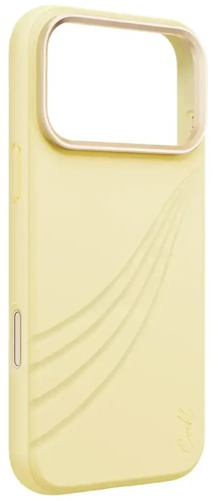 Dėklas UNIQ Coehl Serina do iPhone 18 Pro Max / 17 Pro Max Magnetic Charging geltona