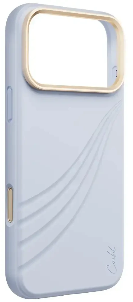 Dėklas UNIQ Coehl Serina, skirtas iPhone 18 Pro Max / 17 Pro Max, su magnetiniu įkrovimu, mėlynas