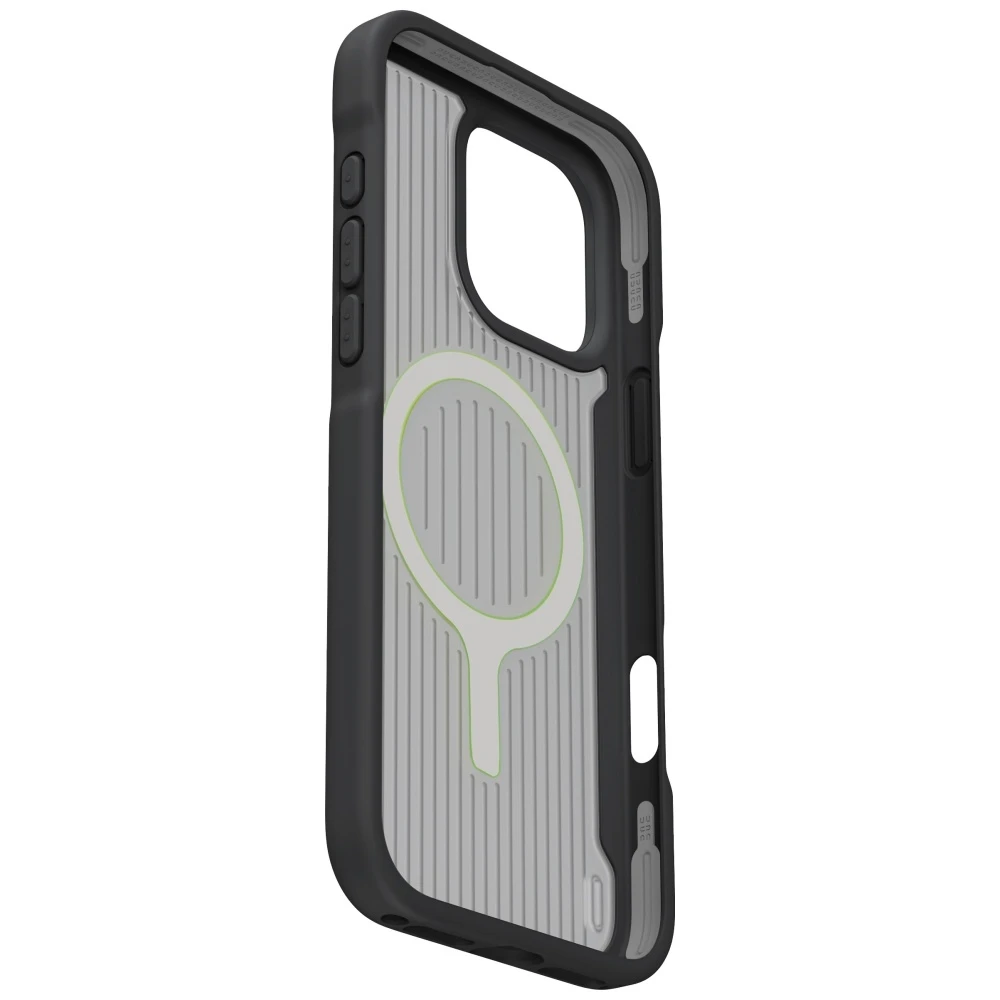 Uniq Combat Active Magclick įkrovimo dėklas, skirtas iPhone 16 Pro Max - Juodas