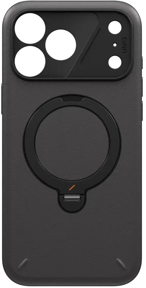 Dėklas UNIQ Elix do iPhone 18 Pro Max / 17 Pro Max 360 Rotating Kickstand pilka