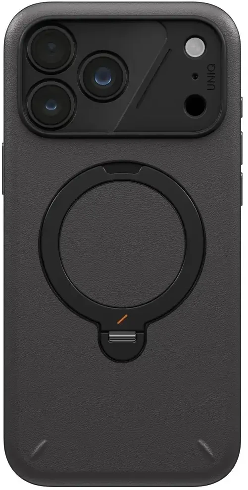 Dėklas UNIQ Elix do iPhone 18 Pro Max / 17 Pro Max 360 Rotating Kickstand pilka