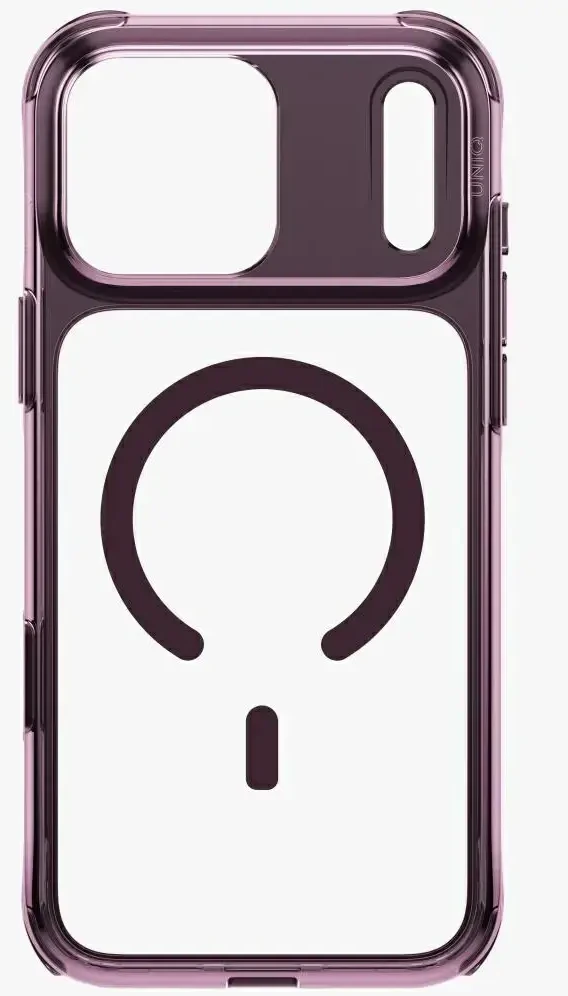 „UNIQ LifePro Xtreme“ dėklas „iPhone 18 Pro Max“ / „17 Pro Max“ su „Magclick“ įkrovimu, bordo spalvos