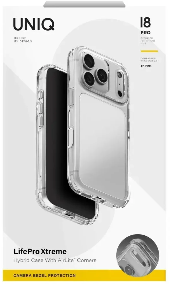 Dėklas UNIQ Lifepro Xtreme do iPhone 18 Pro / 17 Pro permatomas
