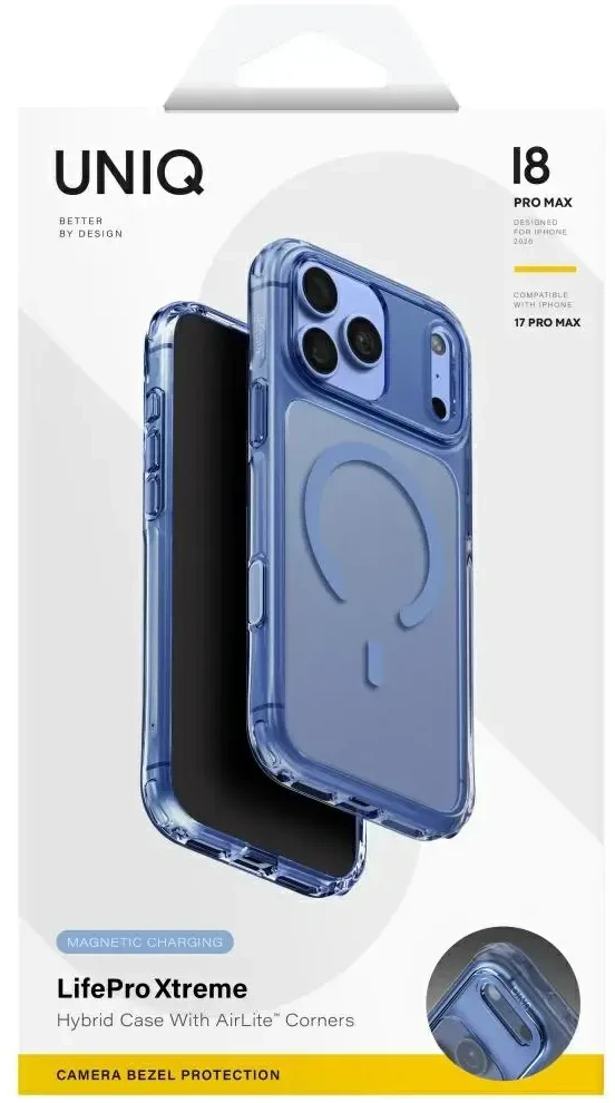 Dėklas UNIQ LifePro Xtreme do iPhone 18 Pro Max / 17 Pro Max Magclick Charging mėlyna