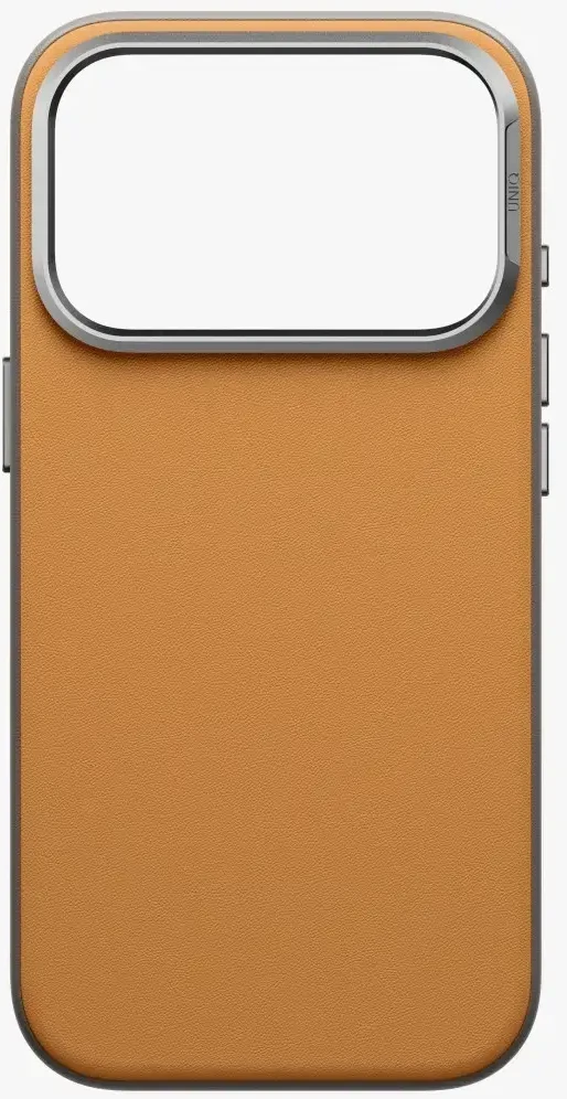Dėklas UNIQ Lyden DS, skirtas iPhone 18 Pro / 17 Pro, su Magclick įkrovimu, smėlio spalvos