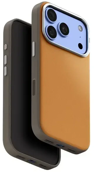 Dėklas UNIQ Lyden DS, skirtas iPhone 18 Pro / 17 Pro, su Magclick įkrovimu, smėlio spalvos