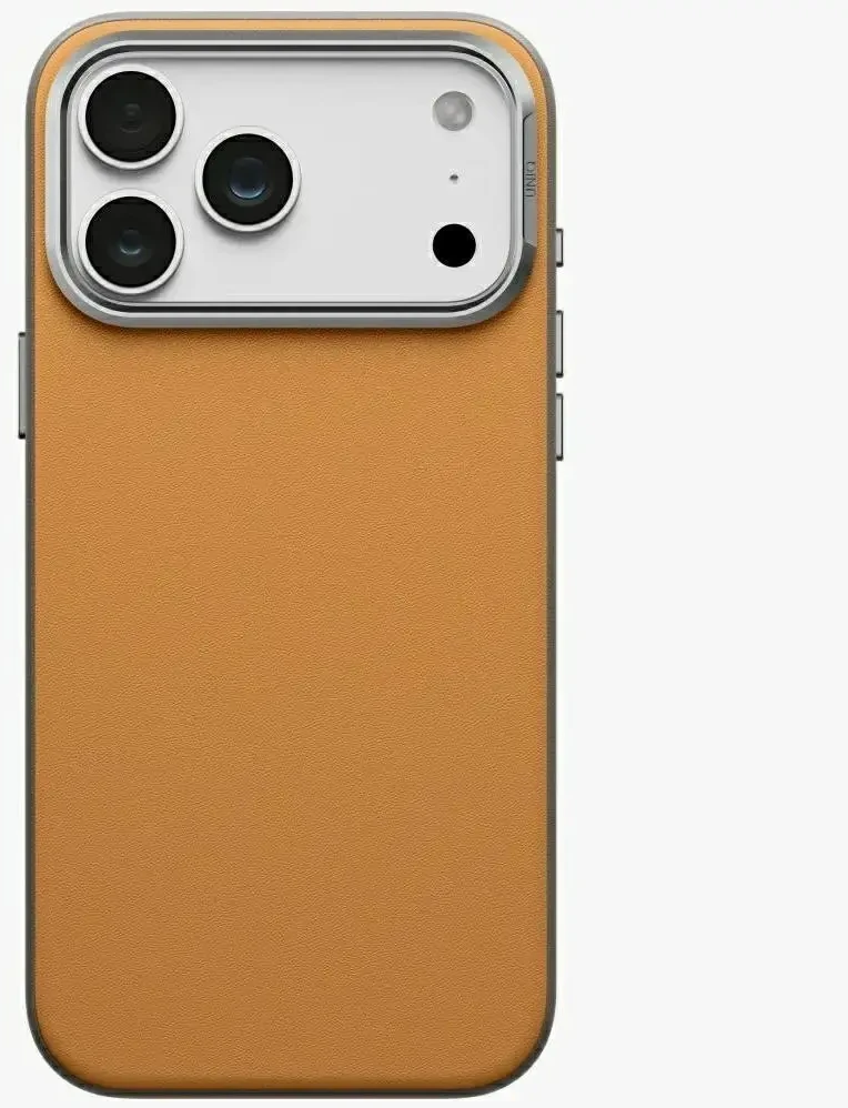 Dėklas UNIQ Lyden DS, skirtas iPhone 18 Pro Max / 17 Pro Max, Magclick įkrovimas, smėlio spalvos
