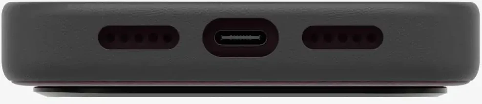 Dėklas UNIQ Lyden DS, skirtas iPhone 18 Pro / 17 Pro, su Magclick įkrovimo funkcija, bordo spalvos
