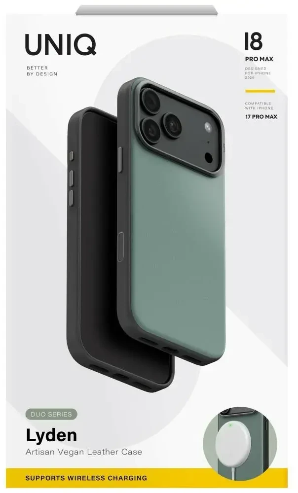 Dėklas UNIQ Lyden DS do iPhone 18 Pro Max / 17 Pro Max Magclick Charging žalia