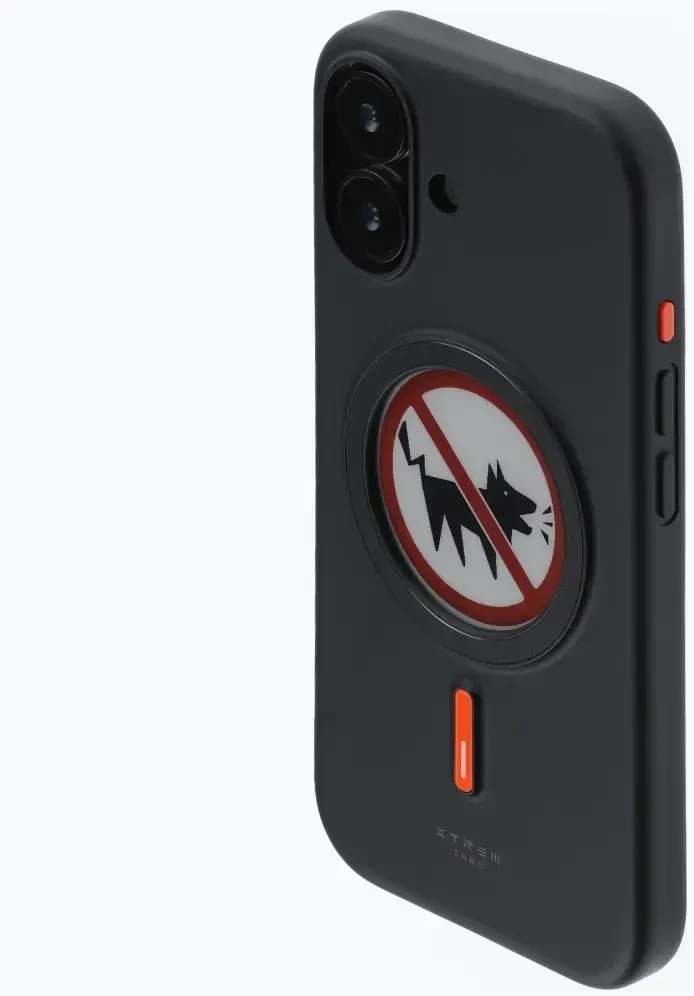Dėklas XTREM Instant Custom E-INK, skirtas iPhone 17, juodas