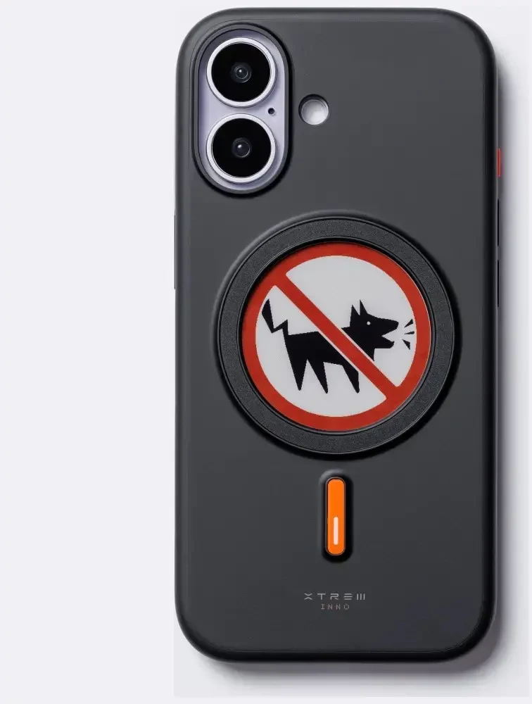 Dėklas XTREM Instant Custom E-INK, skirtas iPhone 17, juodas