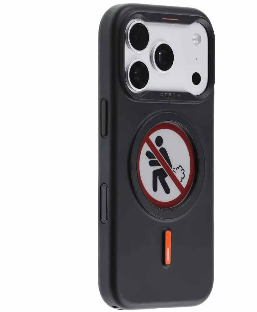 Dėklas XTREM Instant Custom E-INK skirtas iPhone 17 Pro juodas
