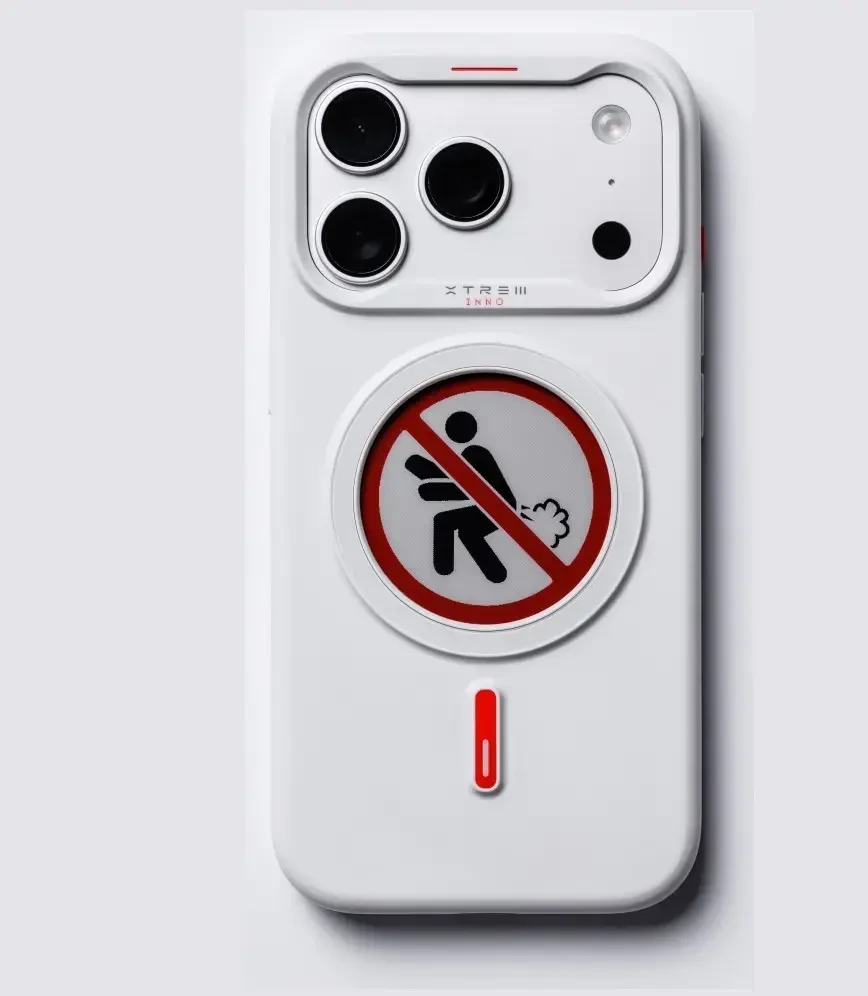 Dėklas XTREM Instant Custom E-INK skirtas iPhone 17 Pro baltas