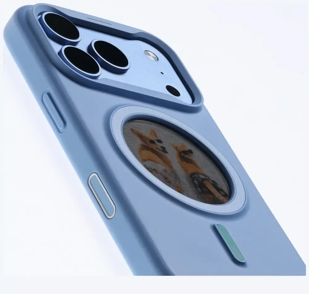 Dėklas XTREM Instant Custom E-INK, skirtas iPhone 18 Pro Max/ 17 Pro Max, mėlynas