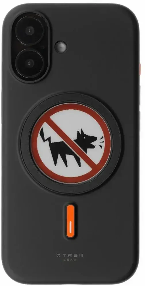 Dėklas XTREM Instant Custom E-INK, skirtas iPhone 17, juodas