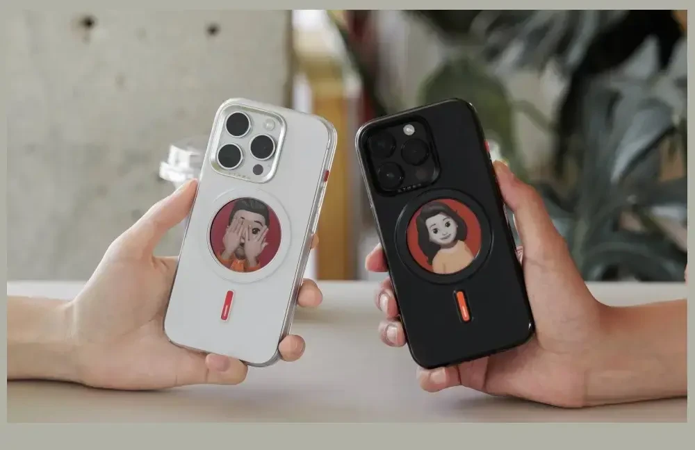 Dėklas XTREM Instant Custom E-INK skirtas iPhone 16 Pro juodas