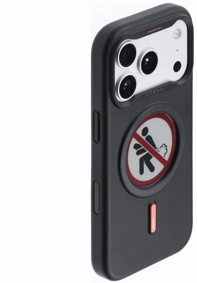 Dėklas XTREM Instant Custom E-INK skirtas iPhone 17 Pro juodas