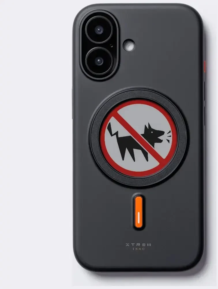 Dėklas XTREM Instant Custom E-INK, skirtas iPhone 17, juodas