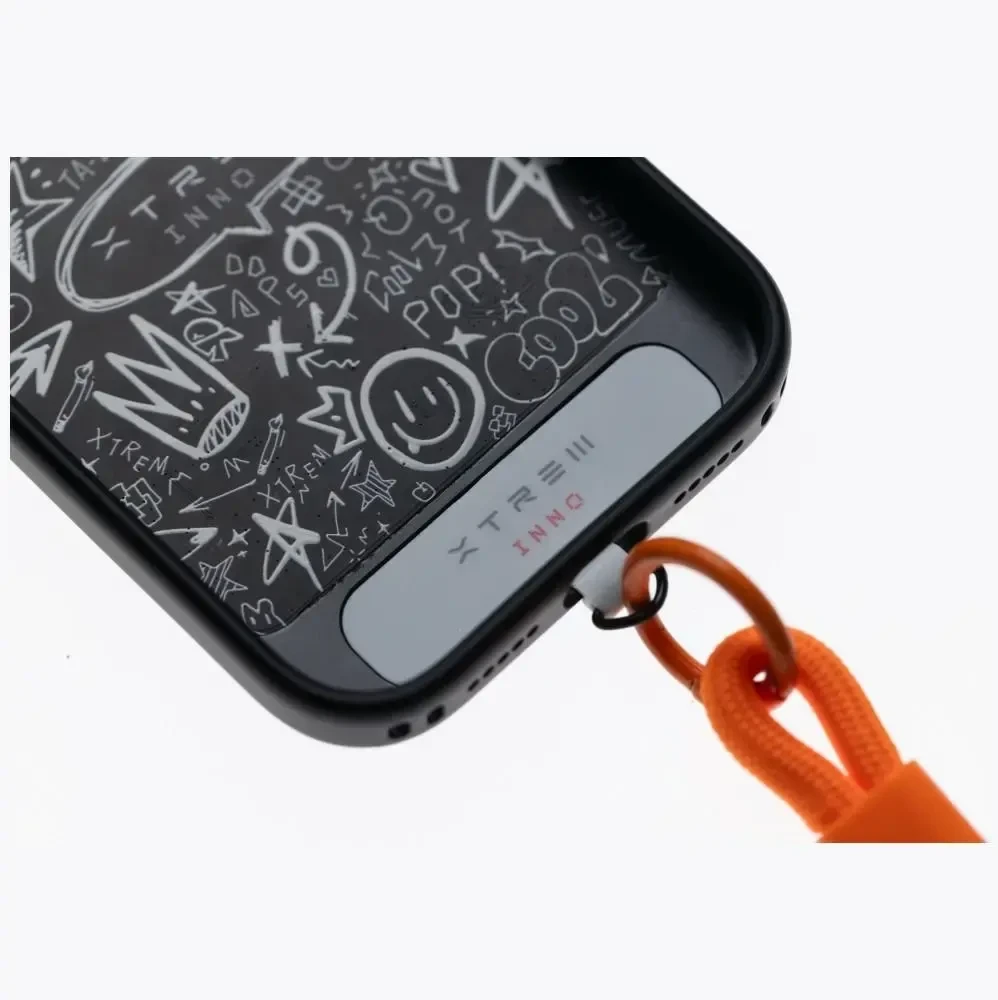 Dėklas XTREM Instant Custom E-INK, skirtas iPhone 18 Pro/17 Pro, juodas