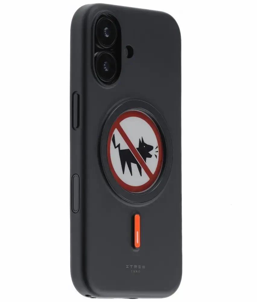 Dėklas XTREM Instant Custom E-INK, skirtas iPhone 17, juodas
