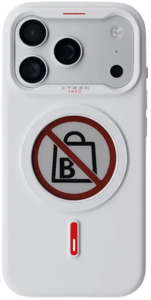 Dėklas XTREM Instant Custom E-INK skirtas iPhone 17 Pro baltas