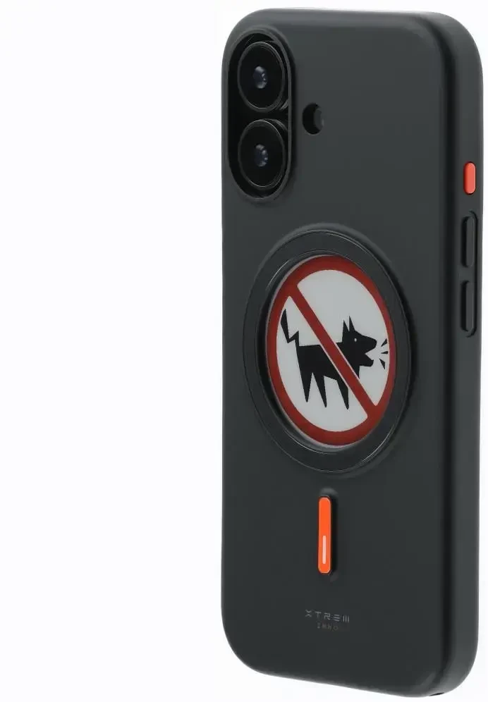 Dėklas XTREM Instant Custom E-INK, skirtas iPhone 17, juodas