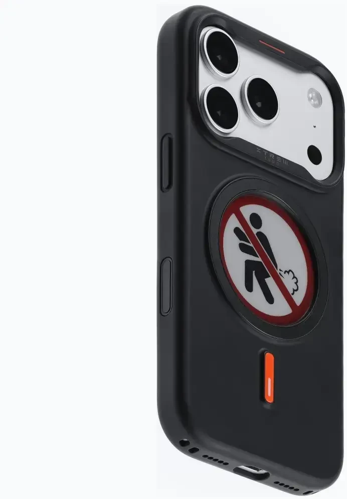 Dėklas XTREM Instant Custom E-INK skirtas iPhone 17 Pro juodas