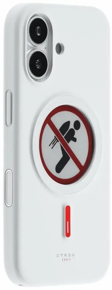 Dėklas XTREM Instant Custom E-INK, skirtas iPhone 17, baltas