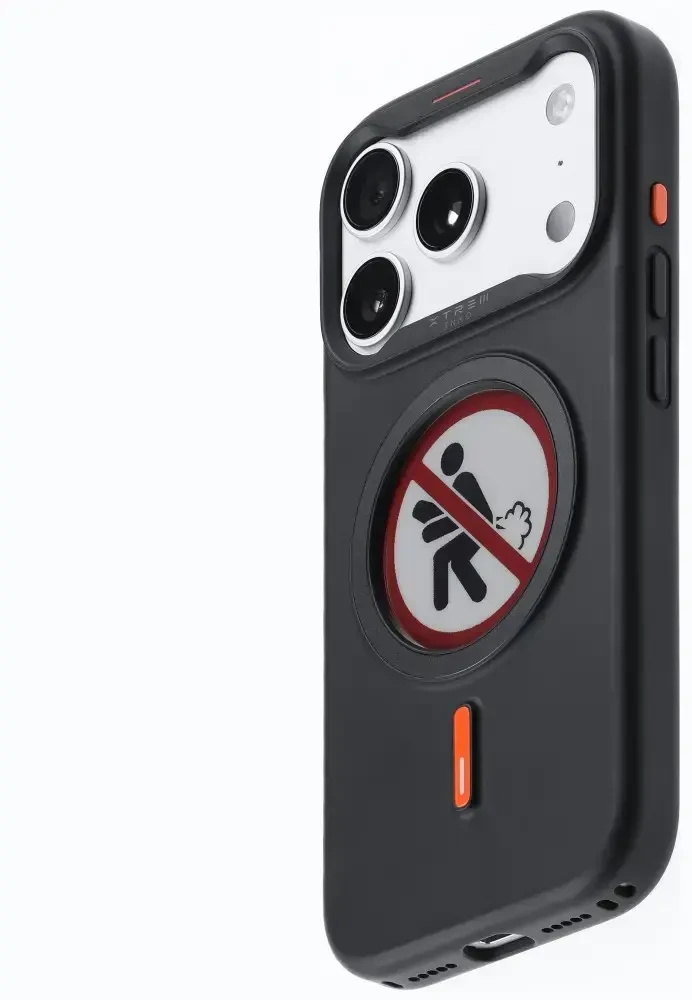 Dėklas XTREM Instant Custom E-INK skirtas iPhone 17 Pro juodas