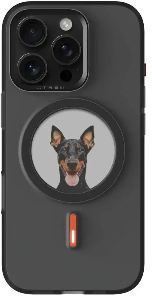 Dėklas XTREM Instant Custom E-INK skirtas iPhone 16 Pro juodas