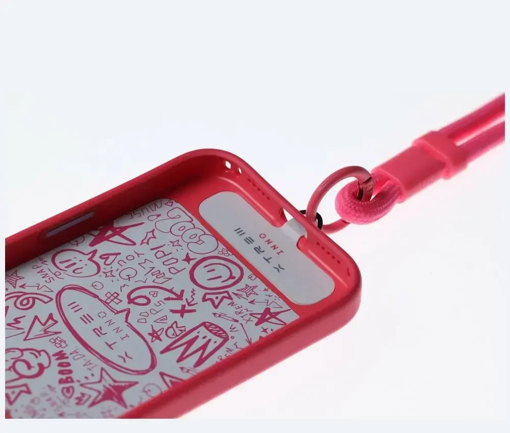 Dėklas XTREM Instant Custom E-INK, skirtas iPhone 18 Pro Max/ 17 Pro Max, rožinis