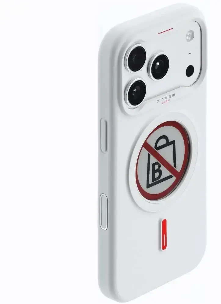 Dėklas XTREM Instant Custom E-INK skirtas iPhone 17 Pro baltas