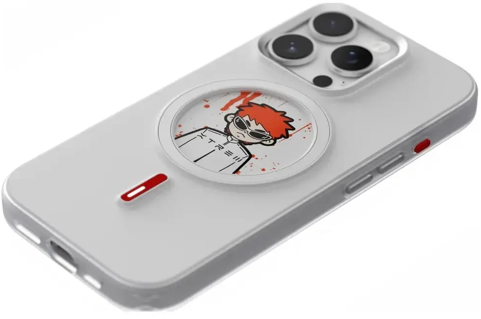 Dėklas XTREM Instant Custom E-INK, skirtas iPhone 15 Pro Max, baltas