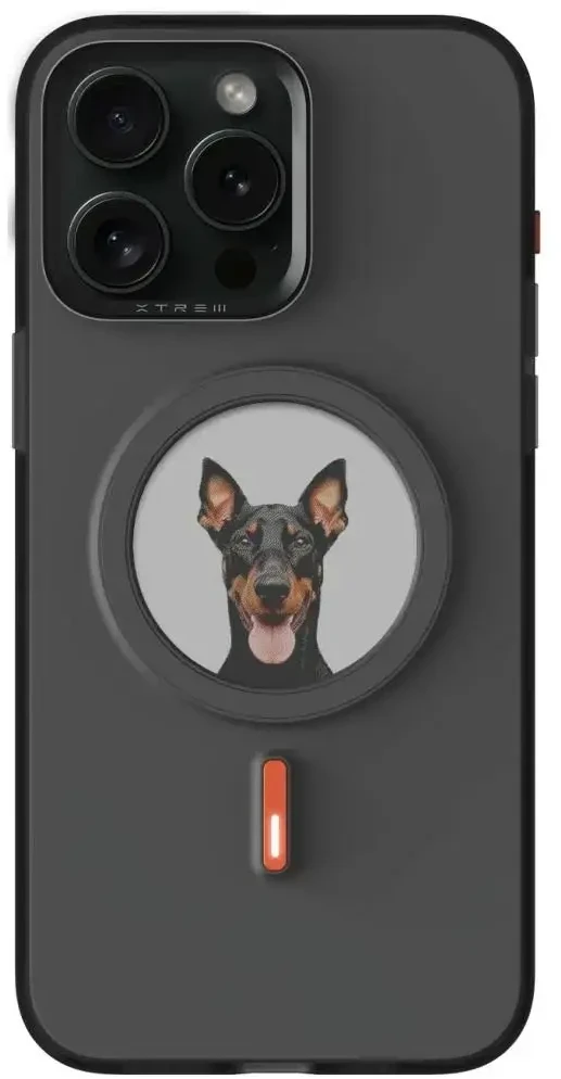 Dėklas XTREM Instant Custom E-INK, skirtas iPhone 15 Pro Max, juodas