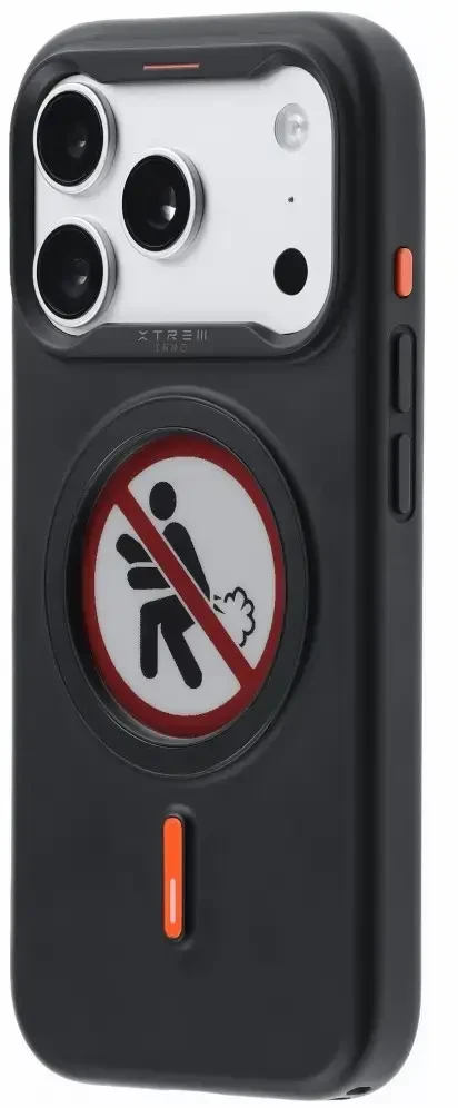 Dėklas XTREM Instant Custom E-INK skirtas iPhone 17 Pro juodas