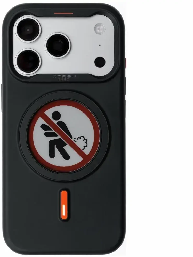 Dėklas XTREM Instant Custom E-INK skirtas iPhone 17 Pro juodas