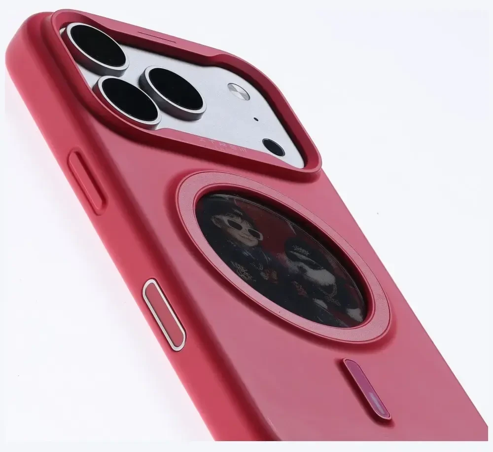 Dėklas XTREM Instant Custom E-INK, skirtas iPhone 18 Pro Max/ 17 Pro Max, rožinis