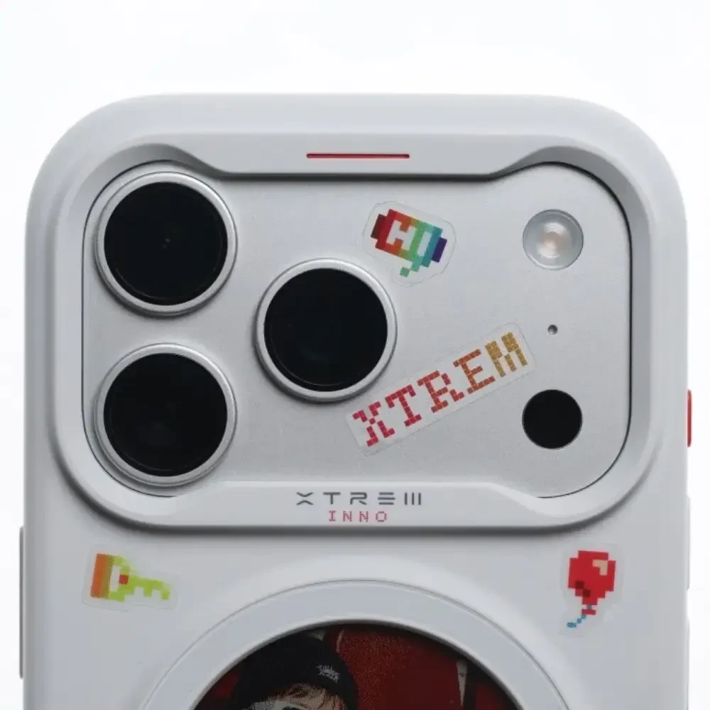 Dėklas XTREM Instant Custom E-INK, skirtas iPhone 18 Pro Max/ 17 Pro Max, baltas
